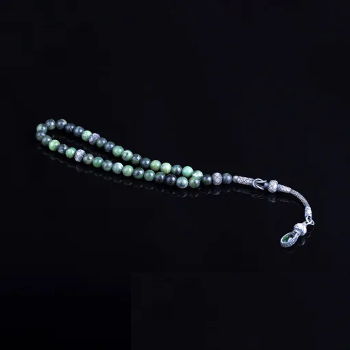 Green Jade Stone Kazaz Prayer Beads