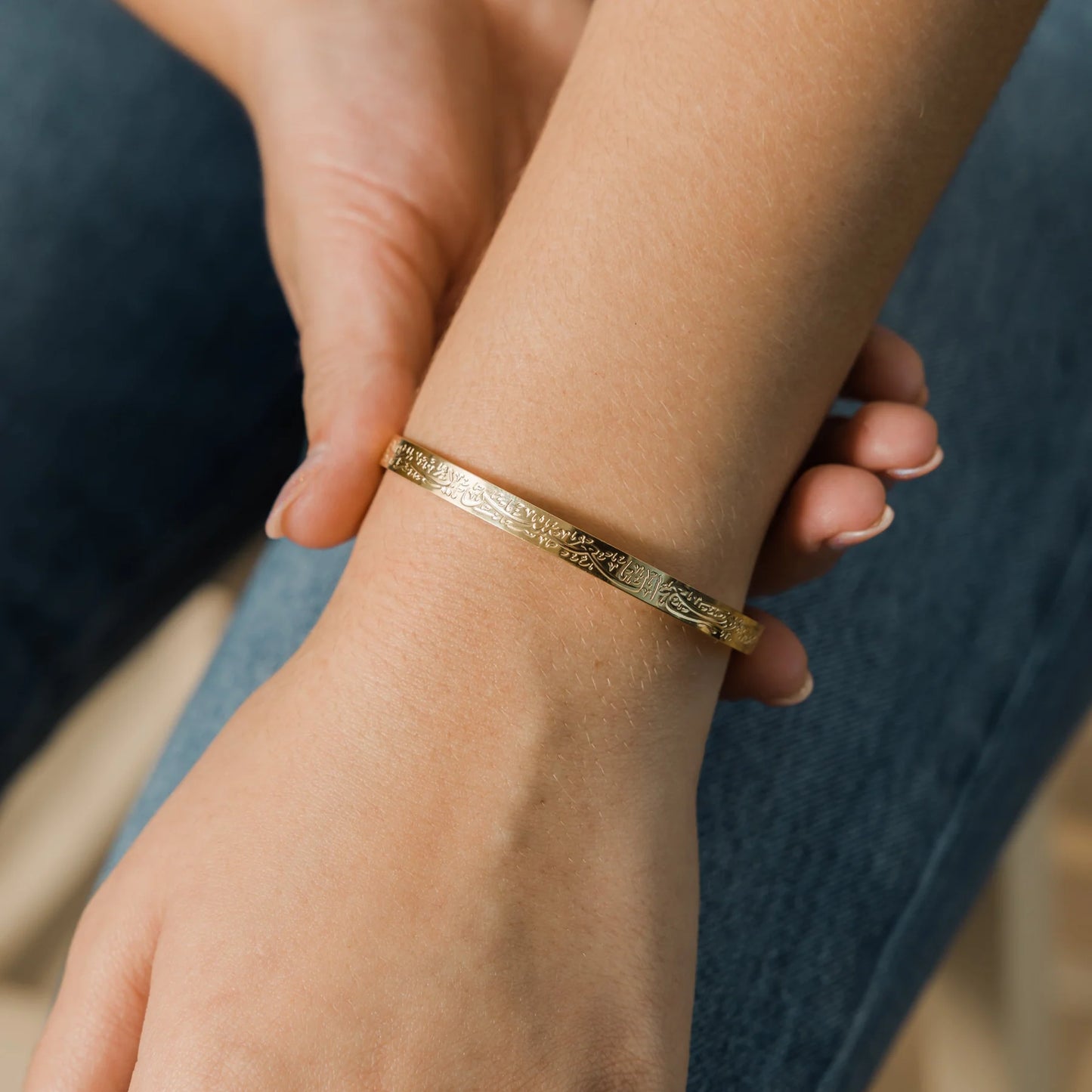 With hardship comes ease Cuff V2 Women