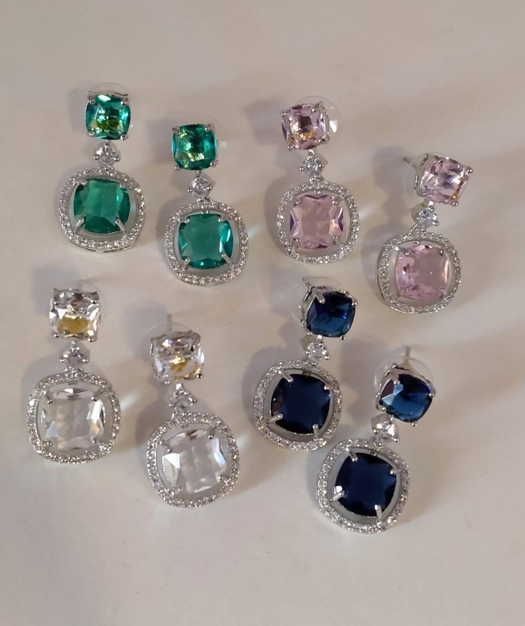 American Dimond Earrings
