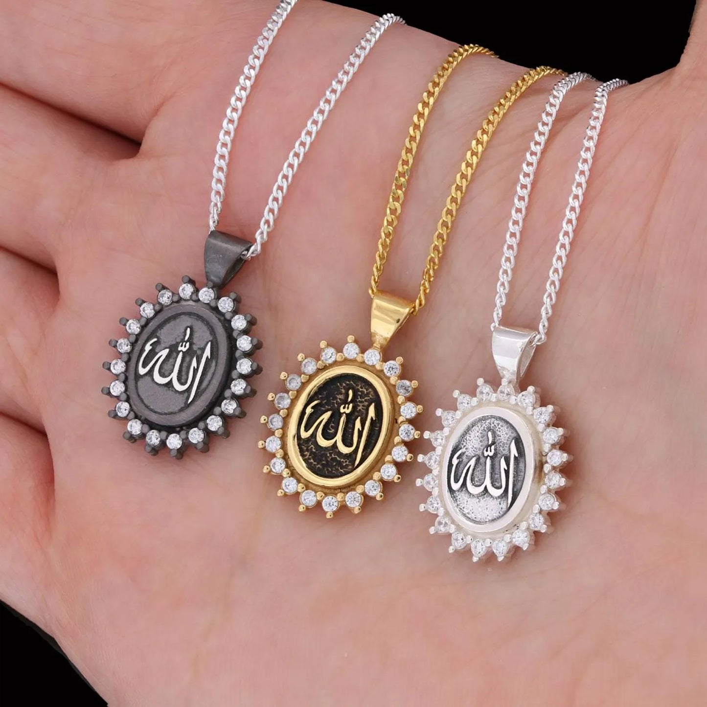 Allah Pendant, Allah Necklace, Premium Islamic Jewelry, Muslim Necklace, Arabic Necklace, Islamic Gift, Islamic Jewelry, Gift for Her