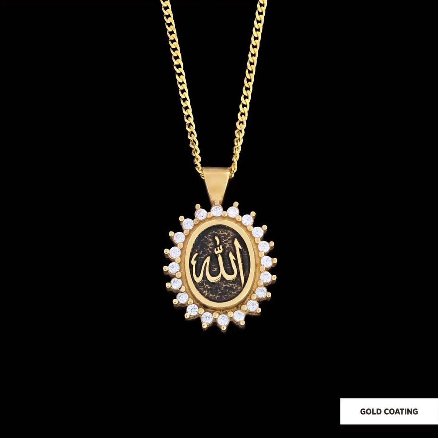 Allah Pendant, Allah Necklace, Premium Islamic Jewelry, Muslim Necklace, Arabic Necklace, Islamic Gift, Islamic Jewelry, Gift for Her