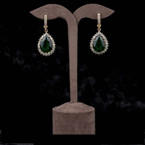 Hurrem Sultan Classic Emerald Earrings