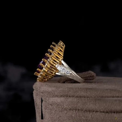 Hurrem Sultana Amethyst Silver Ring