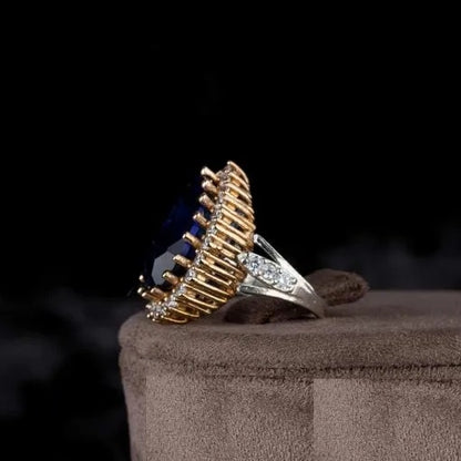 Hurrem Sultana Sapphire Silver Ring