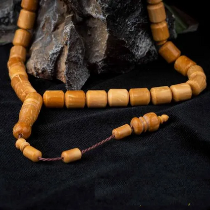 Antique Collection Brown Amber 33 Beads Tasbih Misbaha No2