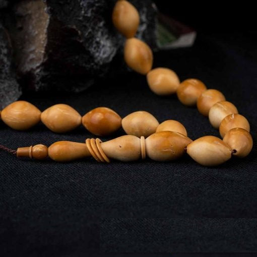 Antique Collection Brown Amber 33 Beads Tasbih Misbaha No4