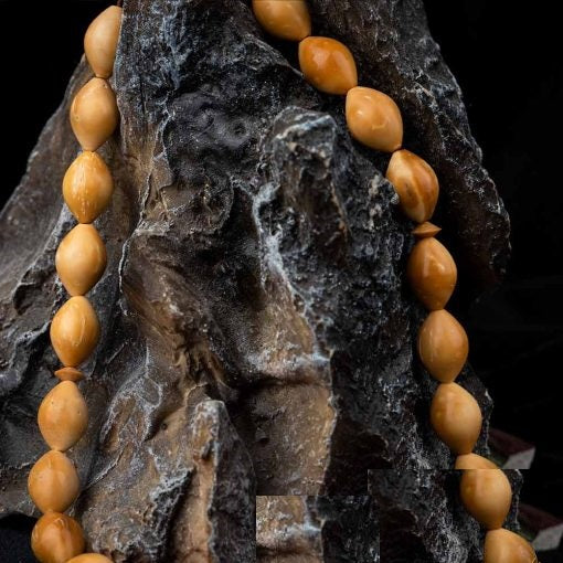 Antique Collection Brown Amber 33 Beads Tasbih Misbaha No4