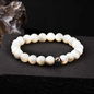 Mother of Pearl Elastic Beaded Bracelet