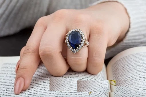 Hurrem Sultana Sapphire Silver Ring