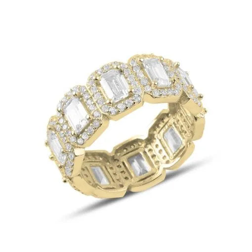 Eternity Baguette Zircon Ring