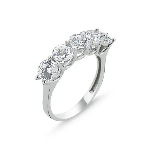 Zircon Five Stone Ring