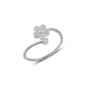 Zircon Daisy Ring