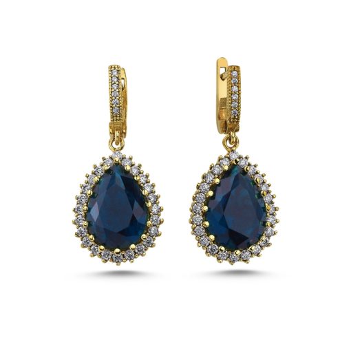 Hurrem Sultan Classic Sapphire Earrings