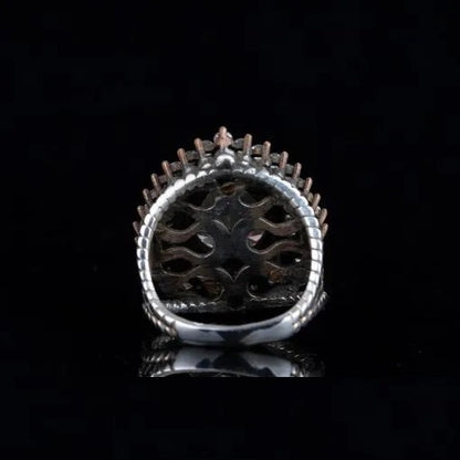 Mahidevran Sultan Emerald Silver Ring