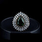 Mahidevran Sultan Black Zircon Silver Ring