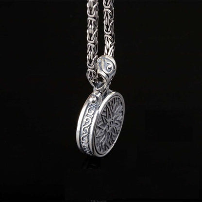 Hasbunallahu Rotating Pendant with King Chain Necklace