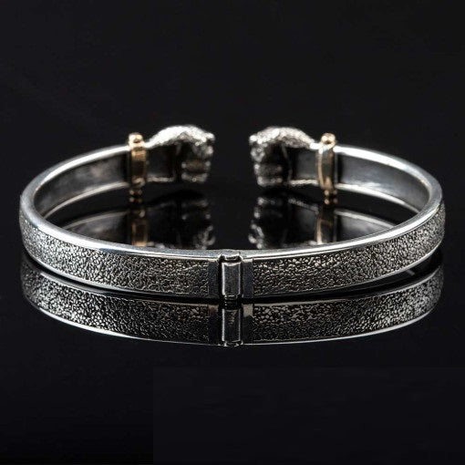 Fists Unisex Silver Cuff Bracelet