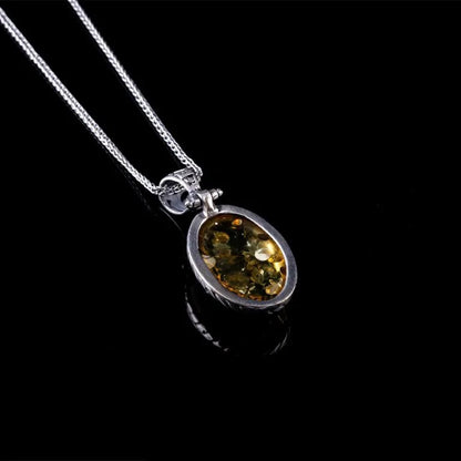 La Ilaha Illallah Amber Pendant