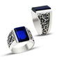 Charm Handmade Men Silver Ring 7009