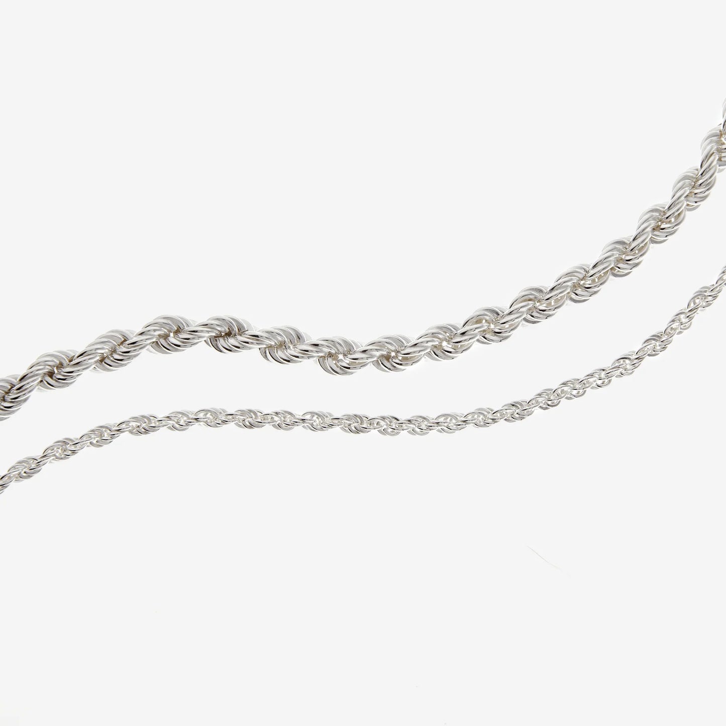 Rope Chain Bracelet  Sterling Silver