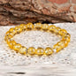 Citrine Elastic Beaded Bracelet