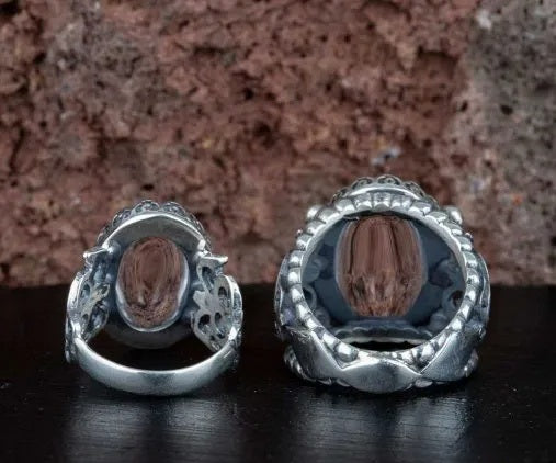 Dur Al Najaf Handcraft Women & Men Couple Rings Set