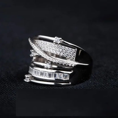 xclusive Design White Zircon Women Ring