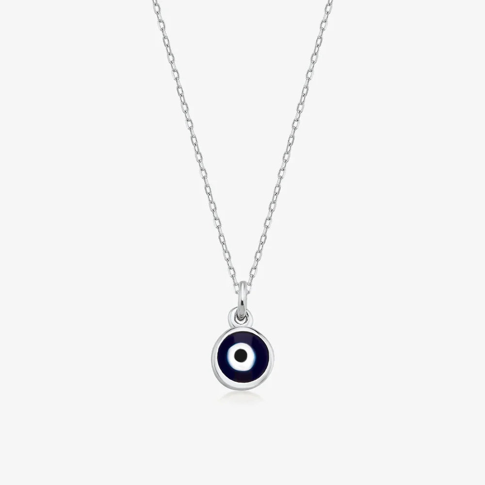 Minimal Evil Eye Necklace