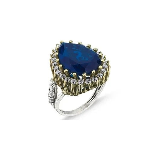 Hurrem Sultana Sapphire Silver Ring