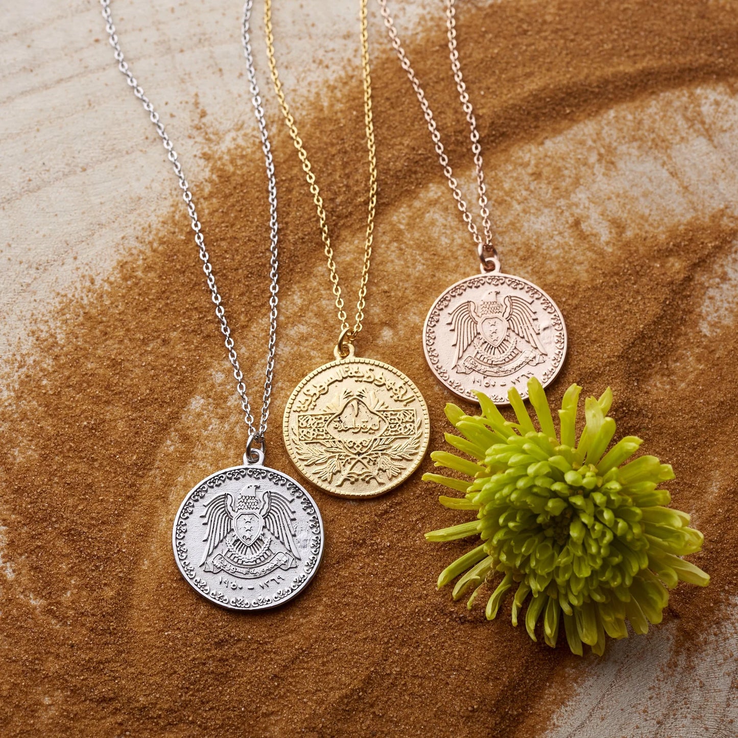 Country Coin Necklace  Women