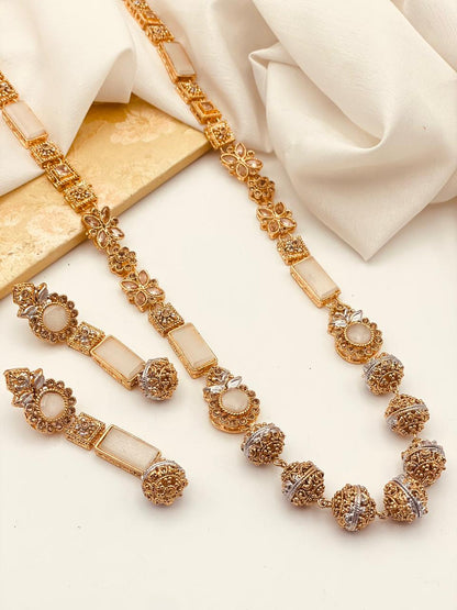 Trendy Bridal Egyptian Mala with Earring