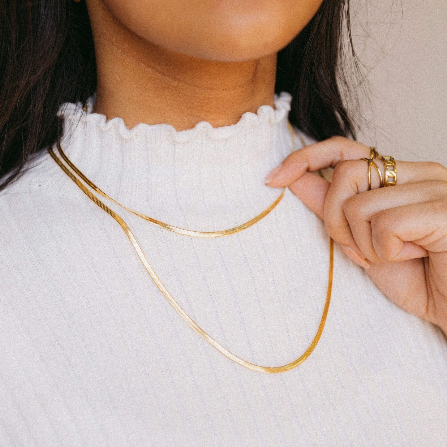 Herringbone Chain Necklace