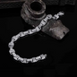 Special Design Silver Chain Bracelet For Men No9