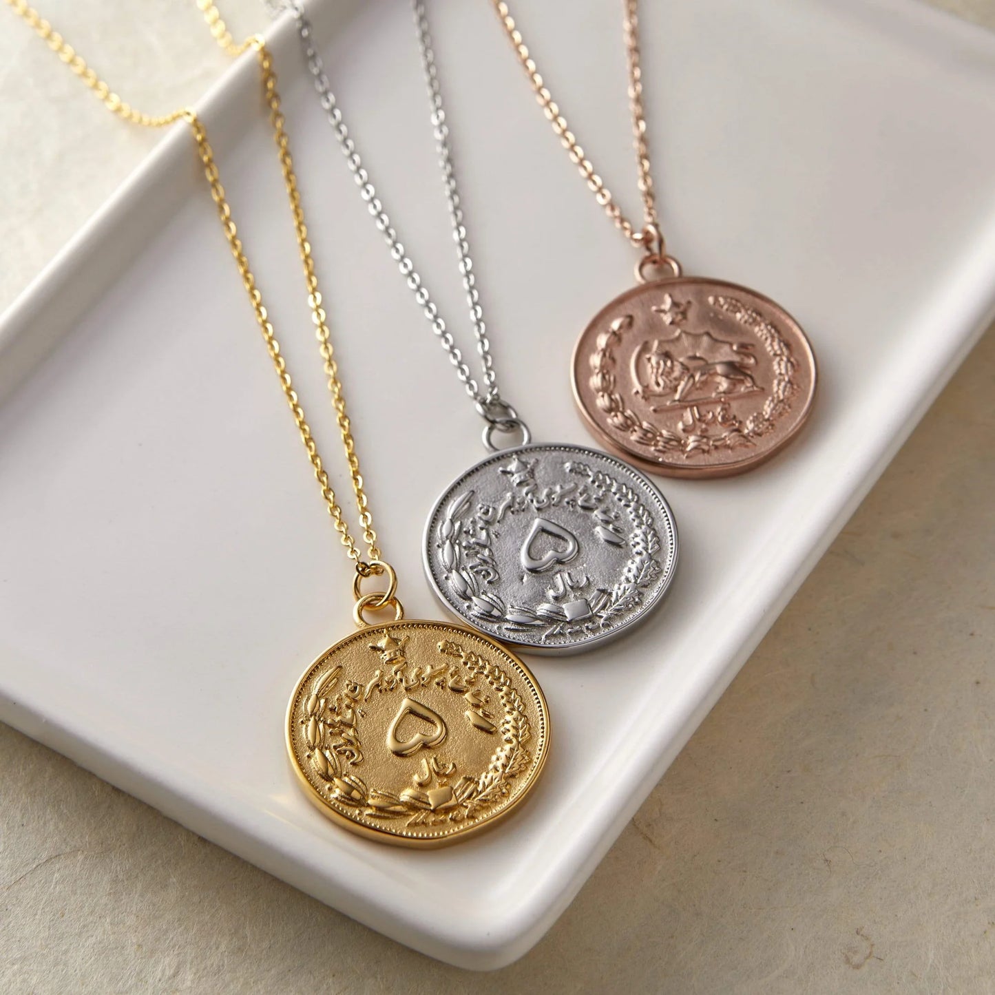 Country Coin Necklace  Women