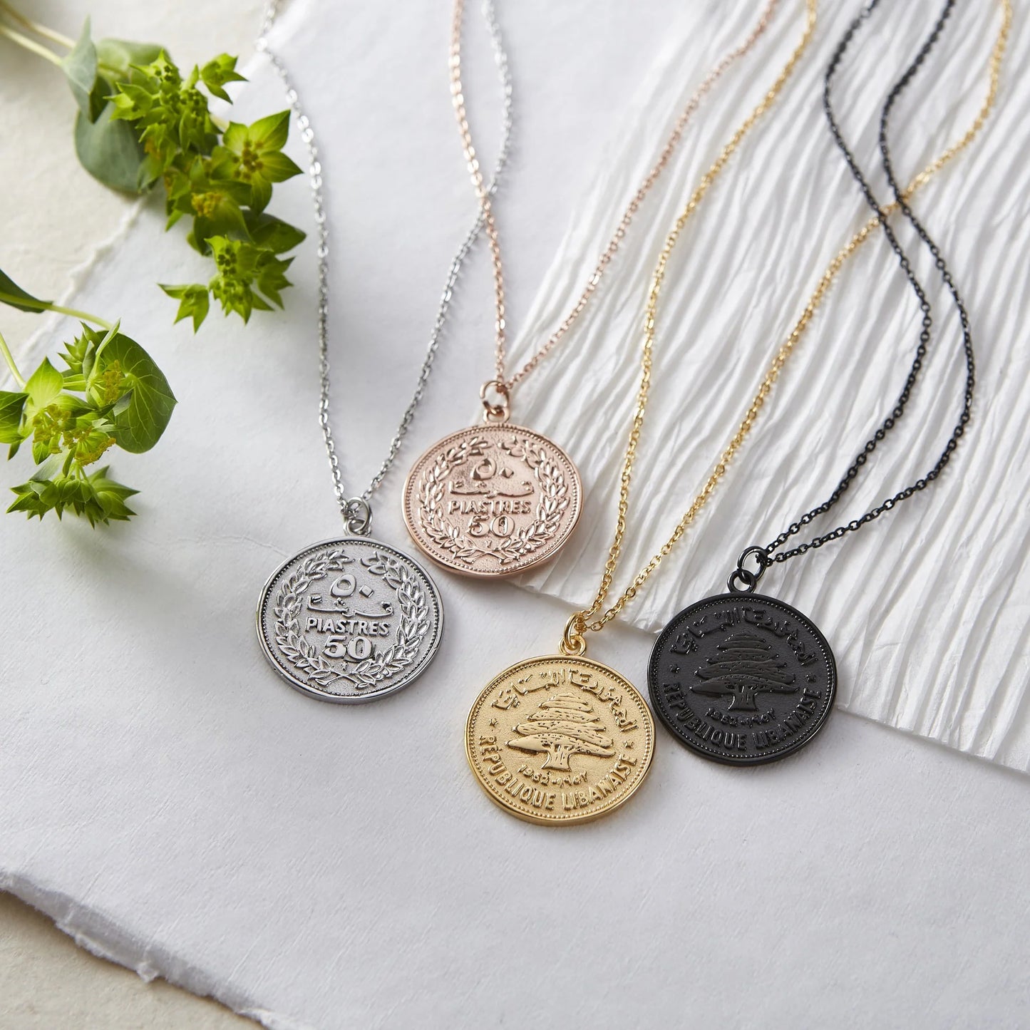 Country Coin Necklace  Women