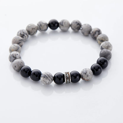 Storm  Stone Bead Bracelet