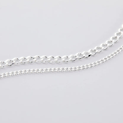 Cuban Chain Bracelet  Sterling Silver