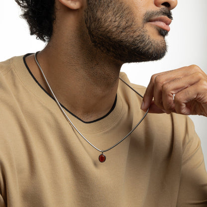 Aqeeq Necklace  Men