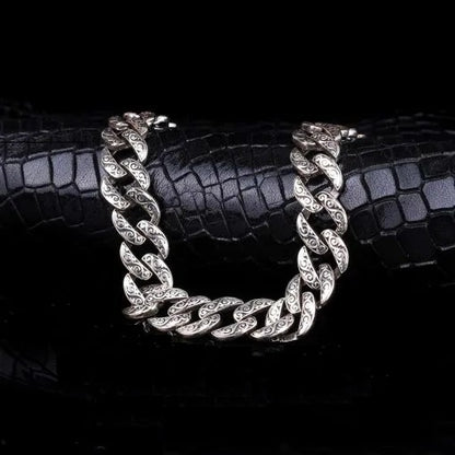 10 mm Exclusive Silver Chain Bracelet For Men