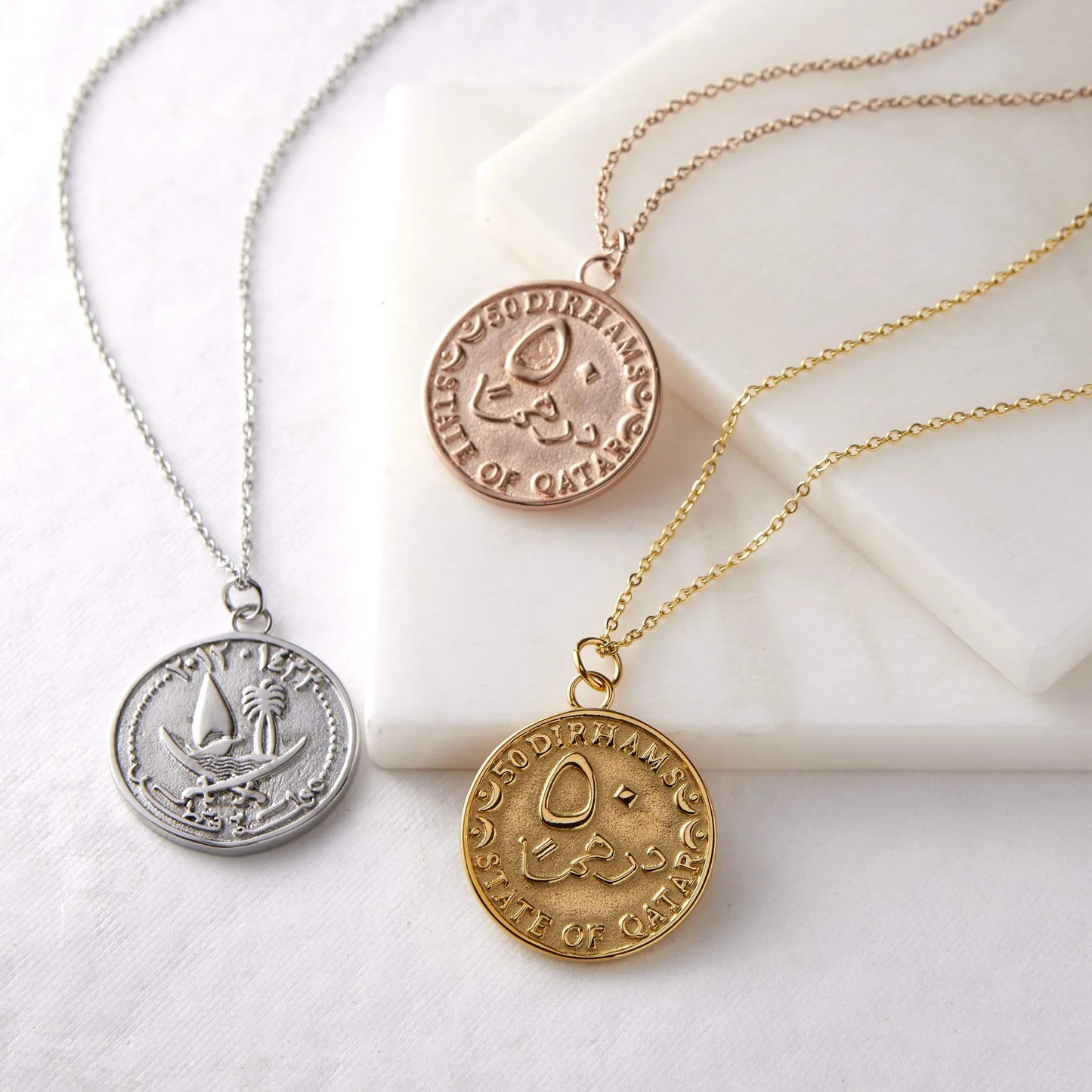 Country Coin Necklace  Women