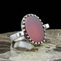 Red Aqeeq Hand Made Simple Women Ring