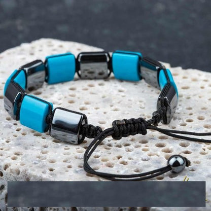 Turquoise Adjustable Beaded Bracelet