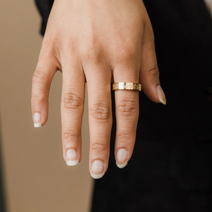 With Hardship Comes Ease Ring V2  Women