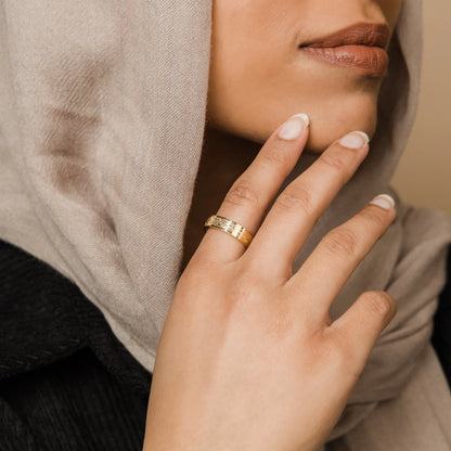 With Hardship Comes Ease Ring V2  Women