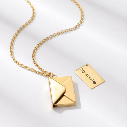 Envelope Love Necklace