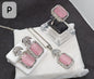 American Diamond Locket Combo set with Adjustable Ring