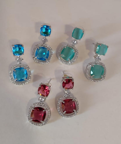 American Dimond Earrings