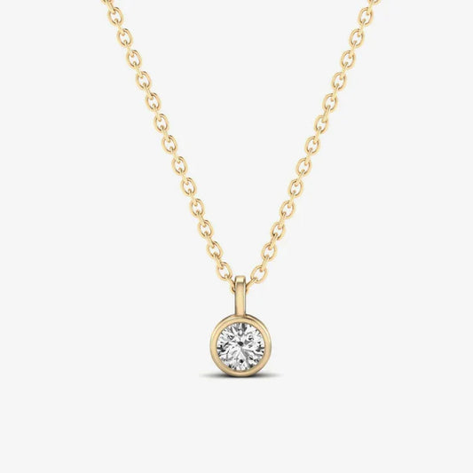 Diamond Solitaire Necklace