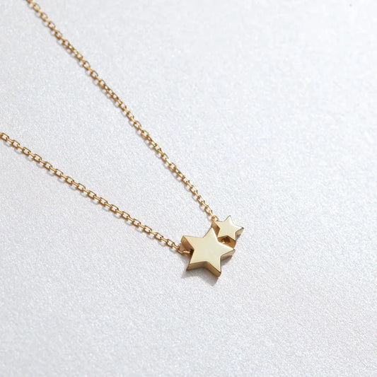 Duo Star Necklace