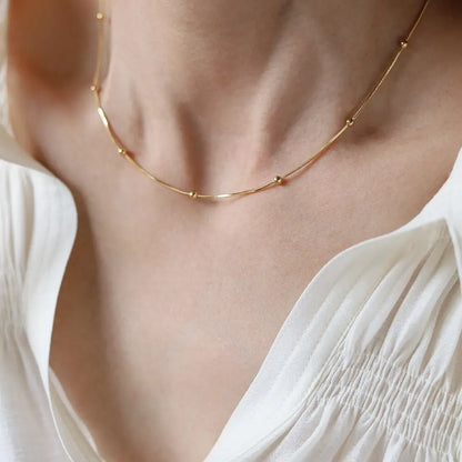 Dainty beaded Necklace